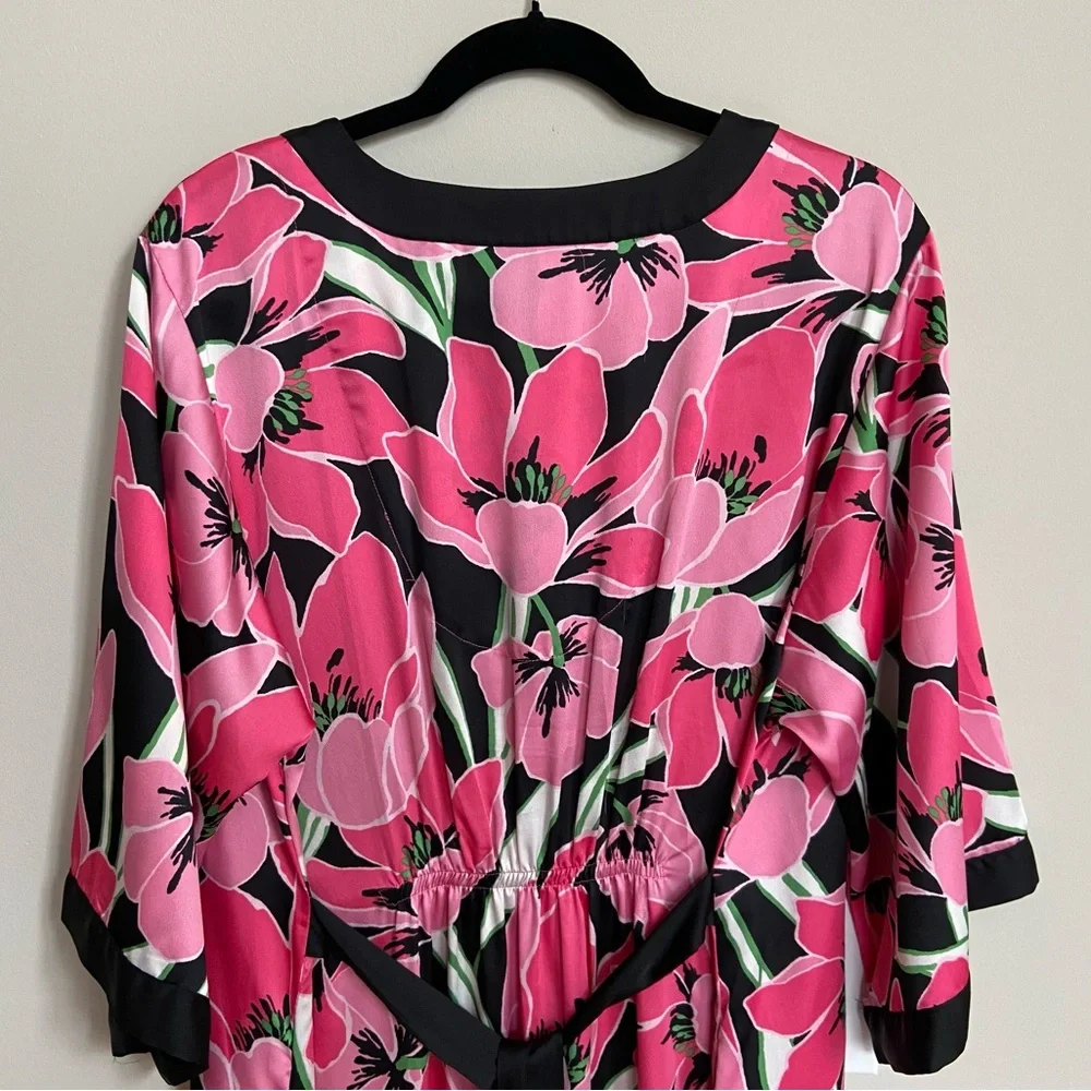 Kate Spade Floral Maxi Dress, Kimono Style, size M‎